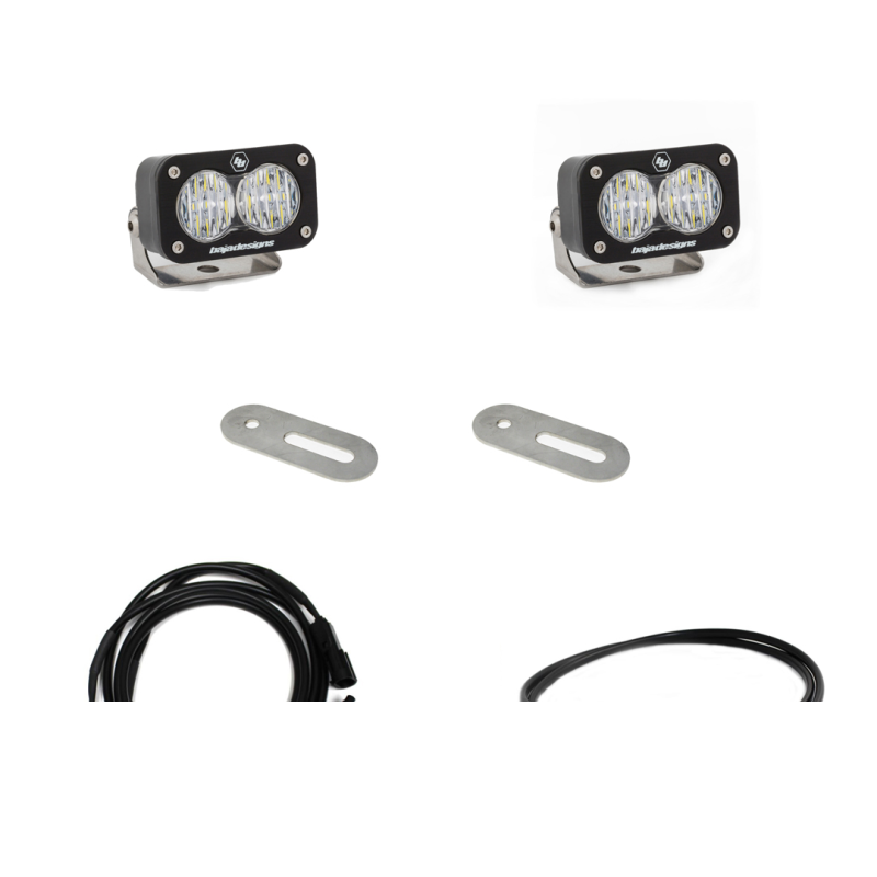 Ford Super Duty Sport Lights - Rear - Baja Designs - S2 Sport Dual Reverse Kit w/ Upfitter - `17-`27